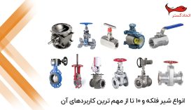 انواع شیر فلکه و 10 تا از مهم ترین کابردهای آن انواع شیر فلکه و 10 تا از مهم ترین کابردهای آن